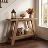 Console, table d'appoint en bois massif de 110 cm de style Voir les images du produit 11