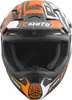 FC-Moto Merkur Flex motokrosová přilba, černá/bílá/červená, Náhled obrázku produktu 4