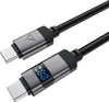Acefast C15-04 Usb-C - Câble Usb-C avec écran 480Mb/S 66W Voir les images du produit 2