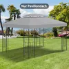 Ersatzdach für Metallpavillon 3x4m wasserabweisend Produktbild-Vorschau 2