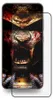 A close-up of a phone screen protector with a graphic design of a fierce, bloody lion in samurai armor. Produktbild-Vorschau