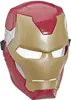 A close-up studio shot of an Iron Man mask. Podgląd zdjęcia produktu