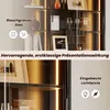 Vetrina Merax con illuminazione a LED, mobiletto vetrina Anteprima dell’immagine prodotto 5