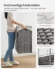 SONGMICS Wäschekorb, 160 L, mit Deckel, 3 Fächer, Produktbild-Vorschau 12