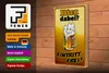 Holzschild  Bier dabei Eintritt frei, 30x20 cm, Produktbild-Vorschau 4