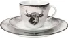 Toro 18 pezzi servizio caffè casa di campagna stoviglie Anteprima dell’immagine prodotto 7