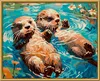 Schipper Otterpärchen Malen nach Zahlen, Farben enthalten, Produktbild-Vorschau 4
