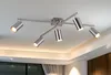 Deckenstrahler 5-flammig schwenkbar Silber matt mit GU10 Produktbild-Vorschau 5