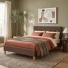 Homestyle4u Polsterbett 180x200 mit Lattenrost Doppelbett Produktbild-Vorschau 1