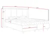 Furmeb24 - BELLA 200 x 200 cm - Polsterbett aus Holzrahmen Produktbild-Vorschau 5