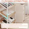 COSTWAY 6-poziomowy regał na książki, 161 cm wolnostojący Podgląd zdjęcia produktu 6