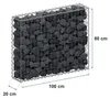 Gabion 100 cm x 80 cm x 20 cm (D x V x H), velikost ok 5 cm Náhled obrázku produktu 4