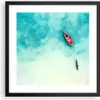 Gerahmtes Poster - Schwarzer Rahmen - Insel Boot Schiff Produktbild-Vorschau 1