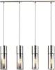 Globo Lighting Hängeleuchte Metall Nickel matt, Glas, Kabel Produktbild-Vorschau 2
