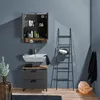 home24 Waschbeckenunterschrank mit 2 Schubkasten Produktbild-Vorschau 5