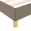 vidaXL Struttura letto con testiera senza materasso Taupe Anteprima dell’immagine prodotto 6