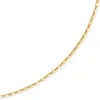 3mm-Plattenkette-585-Gelbgold-50cm Produktbild-Vorschau