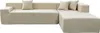 Ecksofa "Tessaro" mit strukturiertem Stoffbezug – 4-Sitzer Produktbild-Vorschau 1