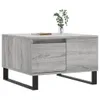 vidaXL Stolik kawowy szary Sonoma 55x55x36,5 cm materiał Podgląd zdjęcia produktu 3
