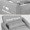 Bealife Multifunktionaler Sessel, Hellgrau, 3-in-1 (Sessel, Produktbild-Vorschau 8