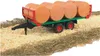BRUDER Bale transport trailer with 8 round bales, Zelená, Náhľad obrázku produktu 11