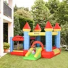 Outsunny Château gonflable pour enfants avec trampoline Voir les images du produit 2
