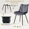 Yaheetech Moderne Esszimmerstühle, 2er Set, mit Produktbild-Vorschau 6