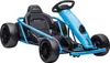 A blue and black electric go-kart for children, shown from a three-quarter front angle on a white background. Produktbild-Vorschau