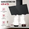 LEVIVO A+++ Kopffreie Dunstabzugshaube 80cm Umluft & Abluft Produktbild-Vorschau 3