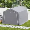 Outsunny Gerätehaus mit Satteldach wasserdicht Gerätezelt Produktbild-Vorschau 9