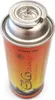A close-up, top-down view of a butane gas canister. Náhľad obrázku produktu