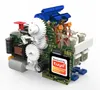 A 3D render of a smart circuit breaker with gears and electronic components. Produktbild-Vorschau