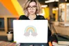 MuchoWow® Laptop Aufkleber Sticker Cover Regenbogen - Produktbild-Vorschau 5