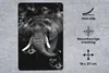 MuchoWow® Mauspad Mousepad Elefant mit Rauch vor schwarzem Produktbild-Vorschau 2