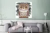MuchoWow® Poster Illustration einer kleinen Eule 75x75 cm - Produktbild-Vorschau 5