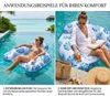 Schwimmsessel Aufblasbar Tropenblatt-Design Pool-Liege, Produktbild-Vorschau 3