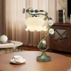 COSTWAY Blumen Tischlampe, Nachttischlampe mit Maiglöckchen Produktbild-Vorschau 2