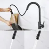 AICA Spültischarmatur Ausziehbar Säulenbrause Wasserhahn Produktbild-Vorschau 1