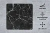 MuchoWow® Mauspad Mousepad Marmor - Schwarz - Weiß - Textur Produktbild-Vorschau 2