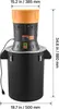 VEVOR Elektrische Getreidemühle 53 L, Gewürzmühle 600 W, Produktbild-Vorschau 8