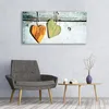 Glasbilder 120x60 Wandbild Druck auf Glas Herzen Kunst Produktbild-Vorschau 2