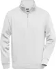 James & Nicholson Sweatshirt Workwear, Half Zip, Gr. L,weiß Produktbild-Vorschau 1