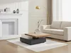KYRIA Couchtisch - 1 Schublade und drehbare Platte - MDF - Produktbild-Vorschau 4