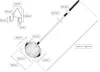 A diagram of a nut collector with dimensions and specifications. Náhled obrázku produktu