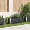 vidaXL Lit surélevé de jardin Anthracite 100 x 40 x 45 cm Voir les images du produit 2