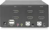 DIGITUS KVM-Switch, 2-Port, Dual-Display, 4K, HDMI® Produktbild-Vorschau 4