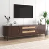 Buffet TV - Table basse en bois naturel avec portes et Voir les images du produit 4
