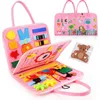 Lernspielzeuge,montessori Busy Board Spielzeug ,3-seitiges Produktbild-Vorschau 8