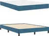 vidaXL Boxspringbett mit Matratze Dunkelblau 140 x 200 cm Produktbild-Vorschau 5