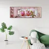 Leinwandbild Rosa Orchidee 90x30 Feeby Rosa bild für die Produktbild-Vorschau 3